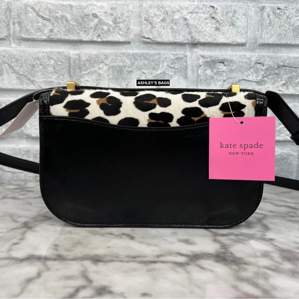 Kate Spade Katy Leopard Haircalf Medium Convertible Shoulder Bag & Crossbody